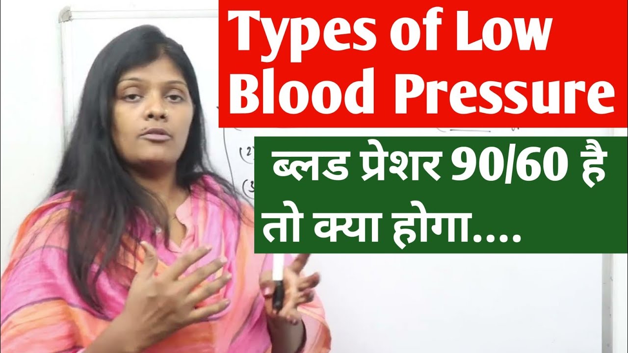 4 Different Type Of Hypotension Or Low Blood Pressure Hindi ल ब लड प र शर य ह इप ट शन क प रक र Youtube