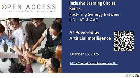 Inclusive Learning Circle - AT Powered by Artificial Intelligence