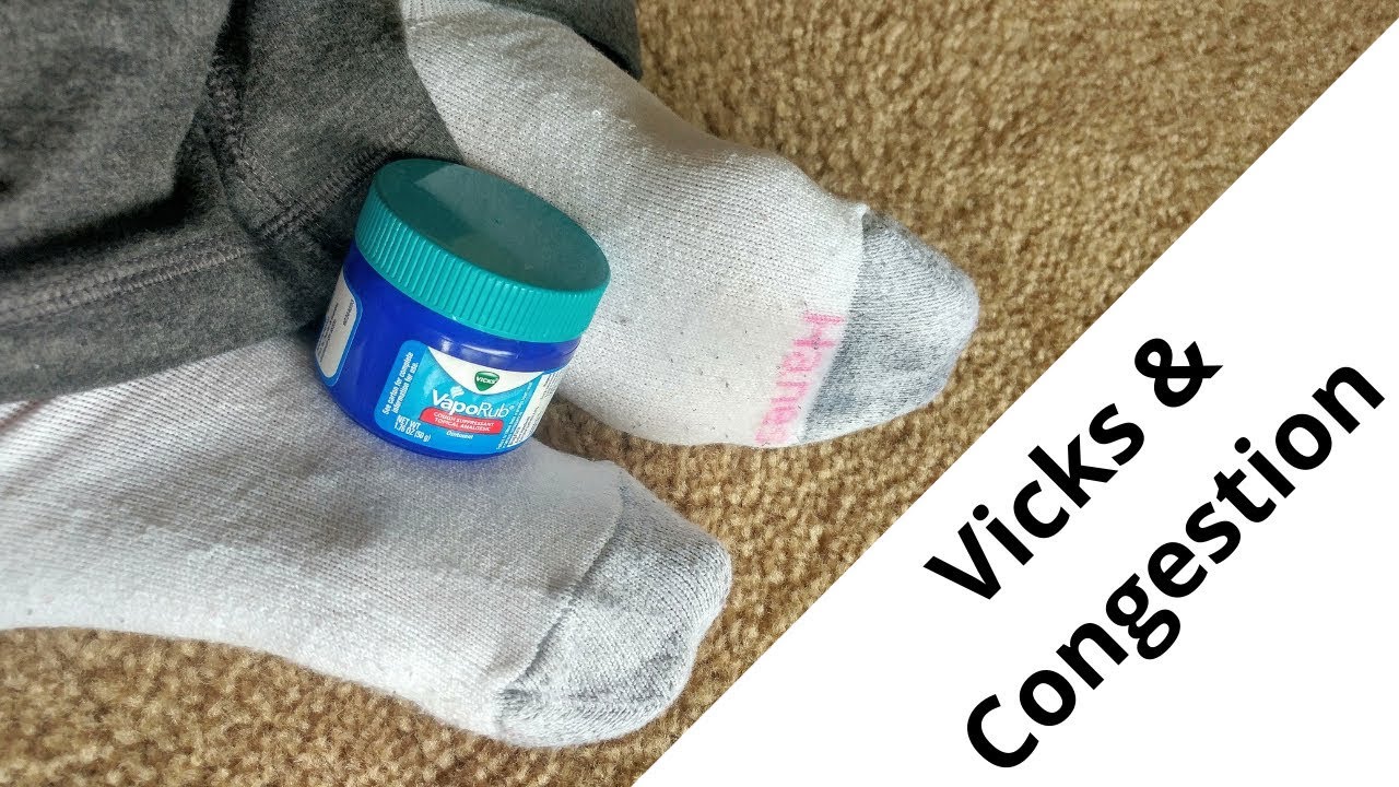 Vicks Congestion & on feet YouTube