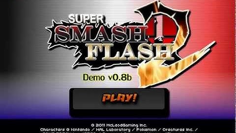 Super Smash Flash 2 v. 0.8 intro