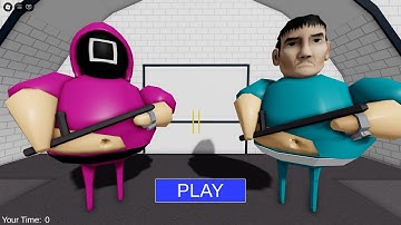 BARRY SQUID GAME 2 PRISON RUN (Obby) New Update - Roblox Walkthrough FULL GAME #scaryobby #roblox