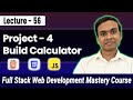 Build a Multipurpose Calculator with HTML, CSS &amp; JavaScript | Project 4 | Full Stack Course #56
