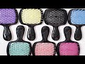 Tangled hair combed hair massage hairbrush hollowed out curly brush salon hairdresser hairdresser Sp