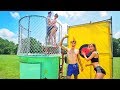 LAST TO GET DUNKED IN FREEZING WATER WINS $10,000!