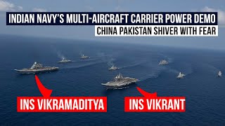 Indian Navy Seamlessly Operates Multi- Aircraft Carriers With 35 Aircraft In Arabian Sea