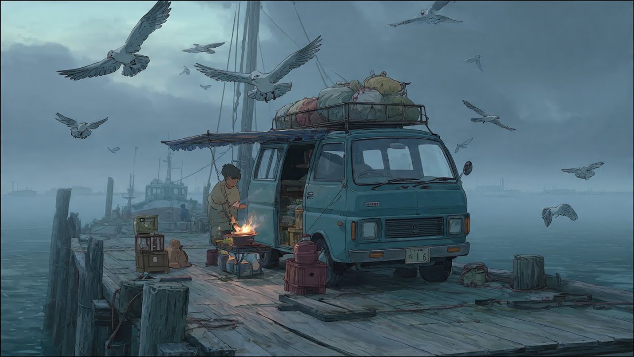 🍂 Fall Evening Lo-fi | Warm Cozy Chillhop Mix