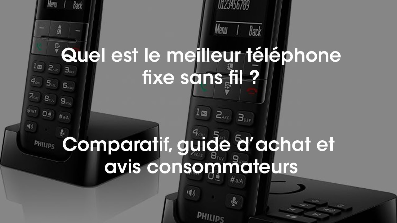 Achat / Vente Téléphonie Fixe Avec Répondeur pas cher - Cdiscount