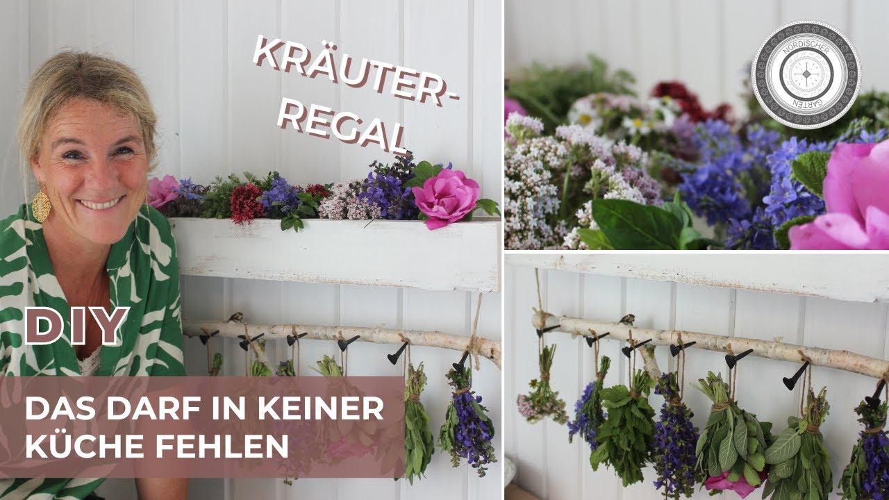 DIY - ein HIGHLIGHT für deine Küche  - SO hast du immer FRISCHE und getrocknete Kräuter