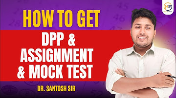 How to get DPP & Assignment & Mock test || Mathstats @ 8810409392 :8810409392