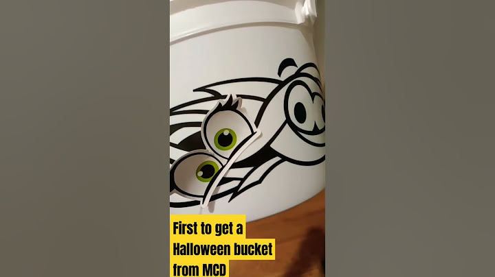 McDonald's Halloween bucket!! first to get one at our store!! #halloween2023 #McDonald's