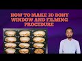 HOW TO MAKE 3D BONY WINDOW AND FILMING PROCEDURE ।। 3D VRT IMAGE AND FILMING SIEMENS COMPANY।।