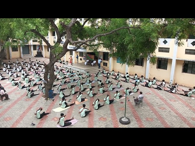 International Yoga Day 2023 @ Don Bosco ITI Madurai. class=