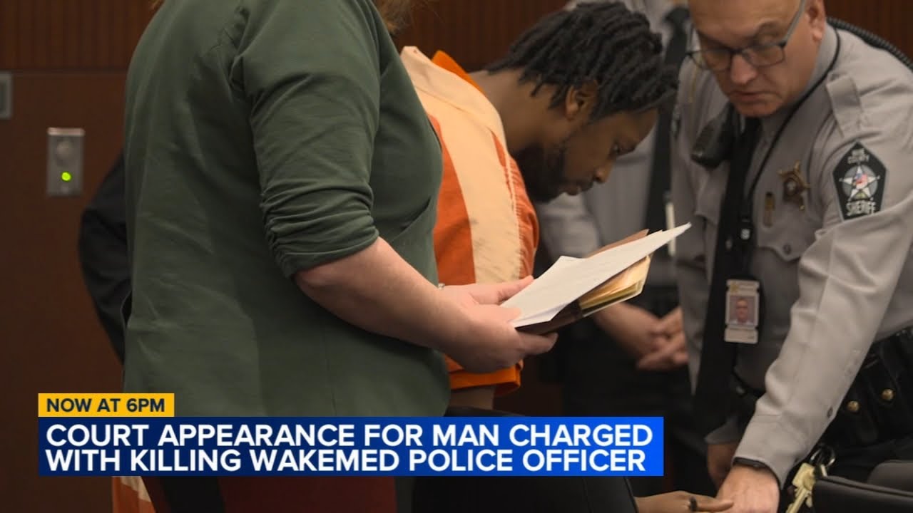 Man accused of killing WakeMed officer makes first court appearance ...