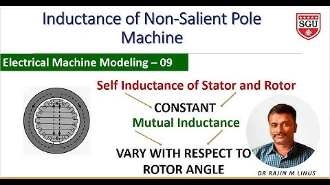 Modeling of EM 09: Inductance effect of Non-Salient Pole Machine By Dr Rajin M. Linus
