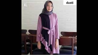 Tunik Viyda  ( bahan moscrepe )