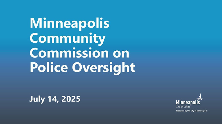 July 14, 2025 Community Commission on Police Oversight