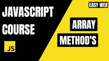 JavaScript Array Methods Explained 🔥 | push, pop, shift, unshift & More #EasyWebSeries