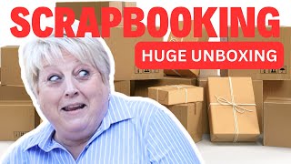 Unboxing TONS of Scrapbooking Supplies  NOT CTMH