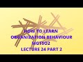 How to learn mgt502 lecture 24 part 2 ###