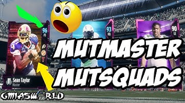 Madden 18 Top MUTSQUADS Team ADDS 96 OVR SEAN TAYLOR! Madden 18 Ultimate Team MutSquads Gameplay
