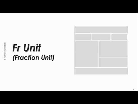 CSS Grid: FR Unit(fraction unit) - Part 2