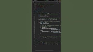 🎀LeetCode 3541🎀 Find Most Frequent Vowel and Consonant