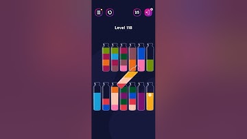 Get Color Bottle Game level 118 #shorts #pggaming