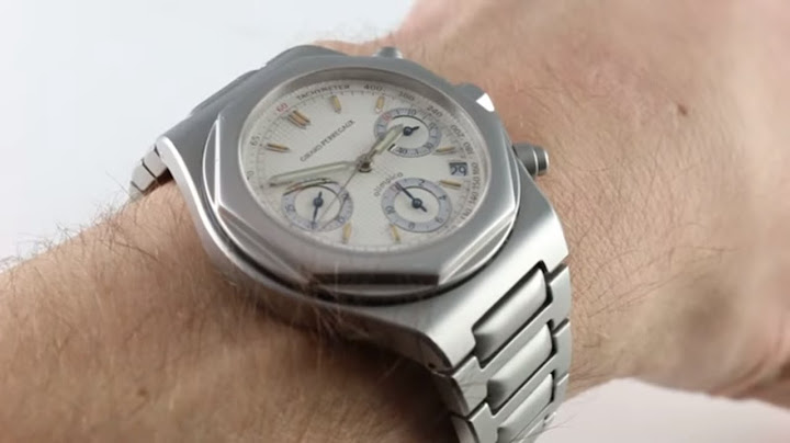 Pre-Owned Girard-Perregaux Laureato Olimpico 8017 Luxury Watch Review
