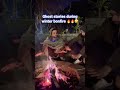 Ghost stories in winter bonfire - satish ray funny #shorts