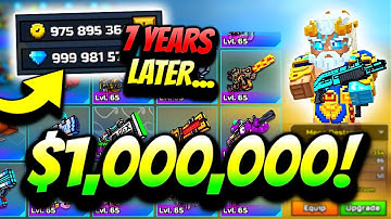 $1,000,000 Pixel Gun 3D Account Tour! (Max Level Account)