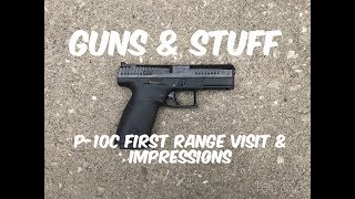 CZ P-10c first range visit & impressions (682 rounds)