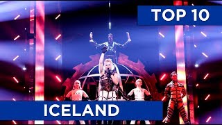 TOP 10 | Iceland (2010 - 2019)