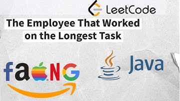 The Employee That Worked on the Longest Task  #2darray  #javainterview #arraylist #javaprogramming