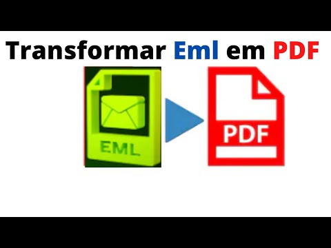 Como converter arquivo EML( thunderbird )paraPDF