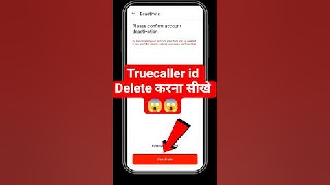 Truecaller permanently delete | Truecaller ko deactivate kaise karen | Delete Truecaller account