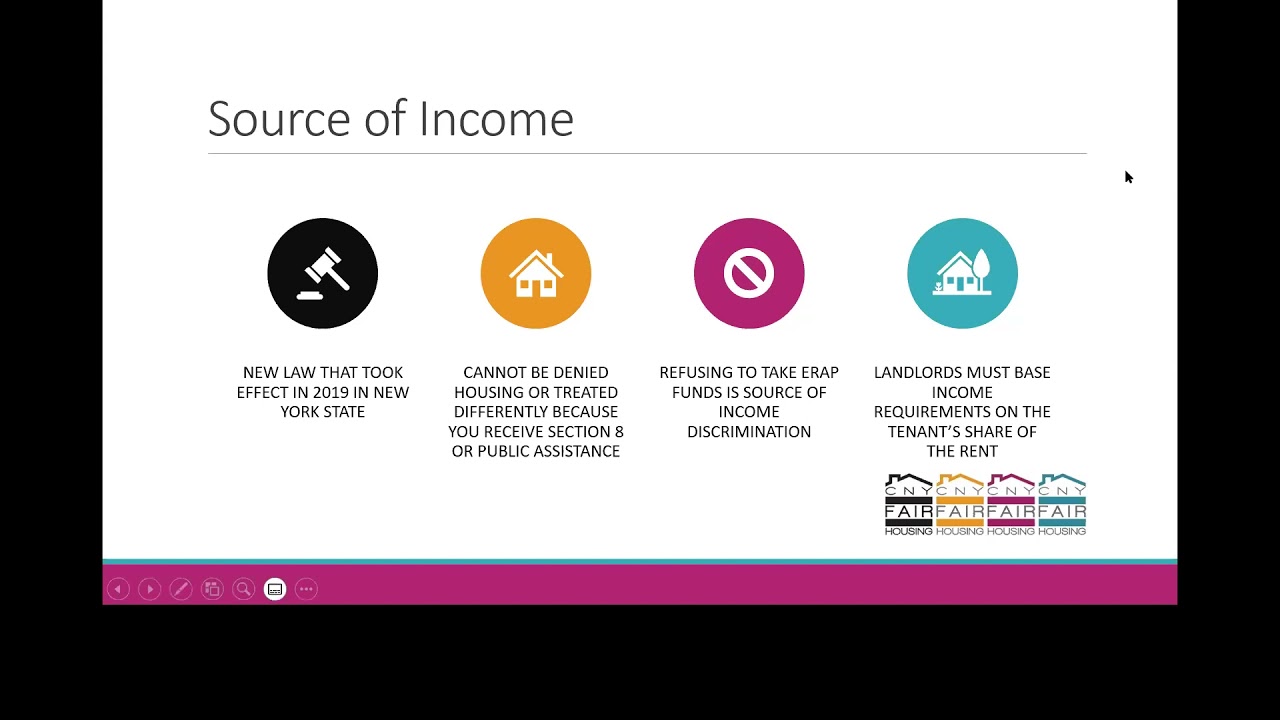 NY Housing Discrimination and Tenants Rights inar 2021 YouTube