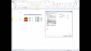 Excel 2010: Simple Traffic Light System using Conditional Formatting