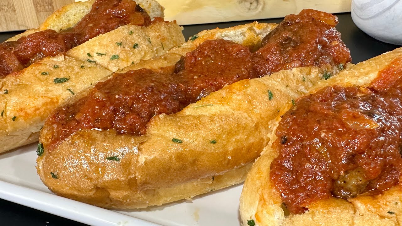 Meatball Sub // juicy meatball Sub Recipe YouTube