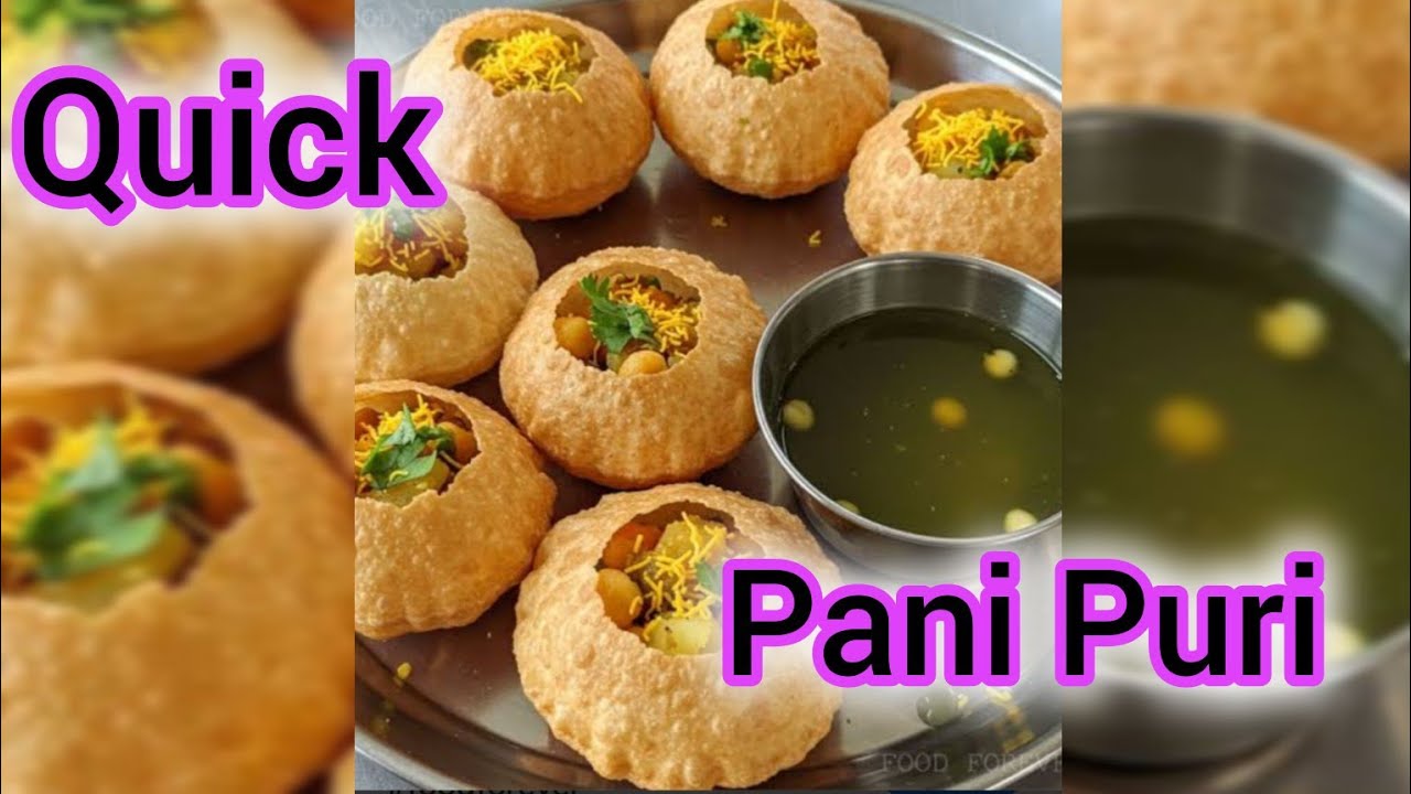 ಹತ್ತೆನಿಮಿಷದಲ್ಲಿ ಪಾನಿಪುರಿ ರೆಡಿ 😋😋/how to ready to pani puri at home