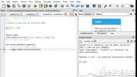 python program that Determine whether an integer is a perfect square or not a perfect square 1