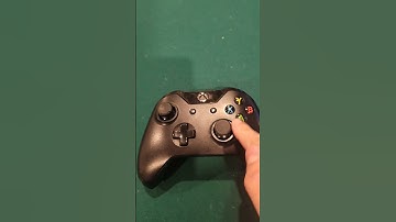 Pressing the a button on an Xbox  controller