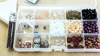 Organizing the May 2024 Potomac Beads Treasure box: Whispers of Antiquity