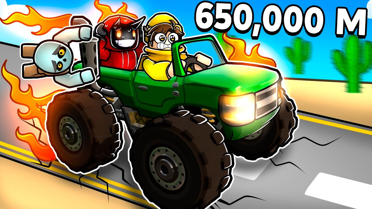 A Dusty Trip BUT WITH MONSTER TRUCKS