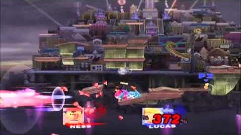 SSBB: Ness vs. Lucas Combo-Match [TAS] Outtakes