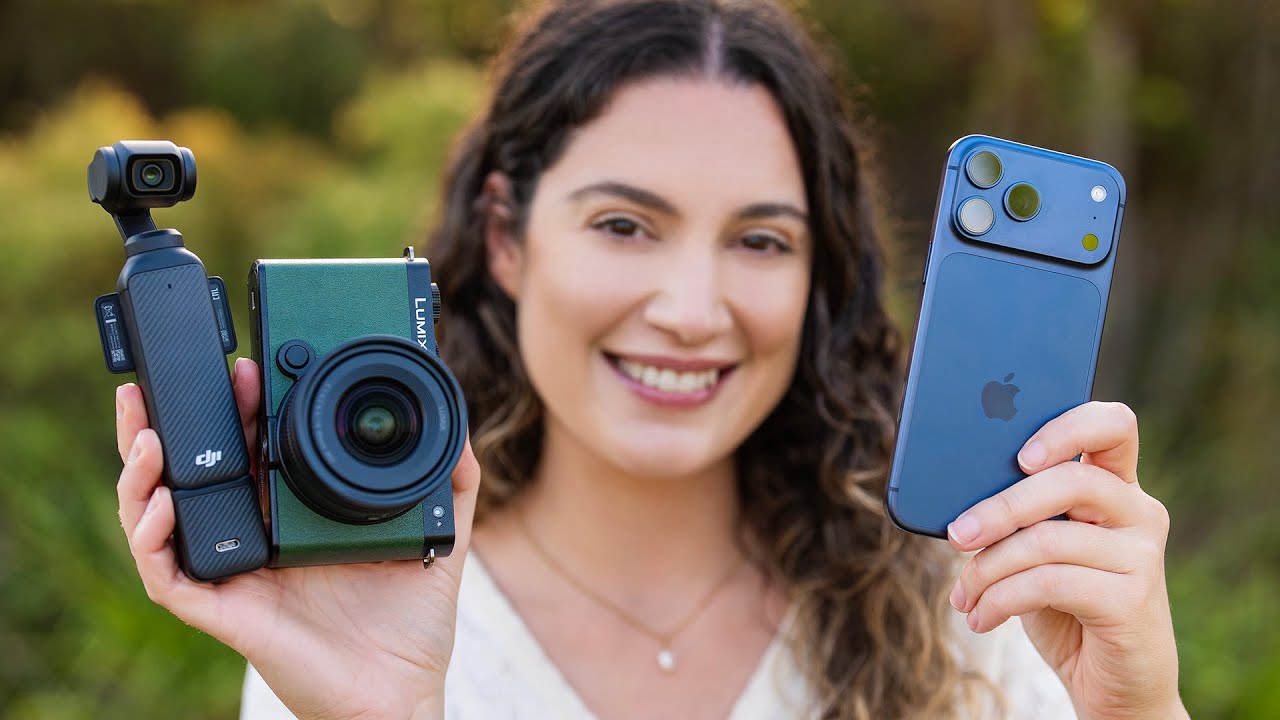 The BEST Vlogging Camera: iPhone 17 Pro vs Osmo Pocket 3 vs Lumix S9
