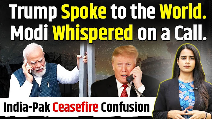 Trump said it 15 times: I stopped the war between India and Pakistan