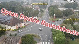 Poole Test Route .Upton Double Rounabouts- Drone