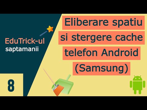 Eliberare spatiu si stergere cache aplicatii telefon Android (Samsung)