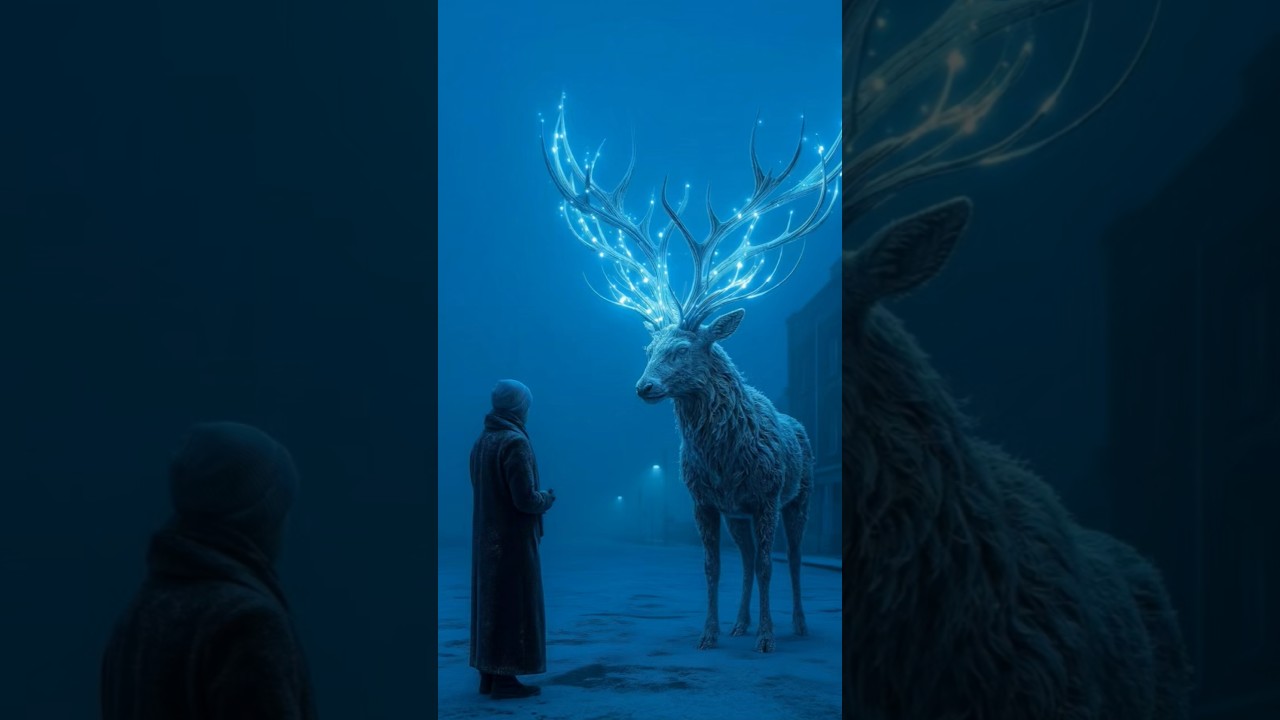 Riding the Light: The Guardian of the North 🦌✨ 