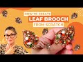 Hand Embroidery Tutorial: Brooch Making on The Felt With Beads For Beginners